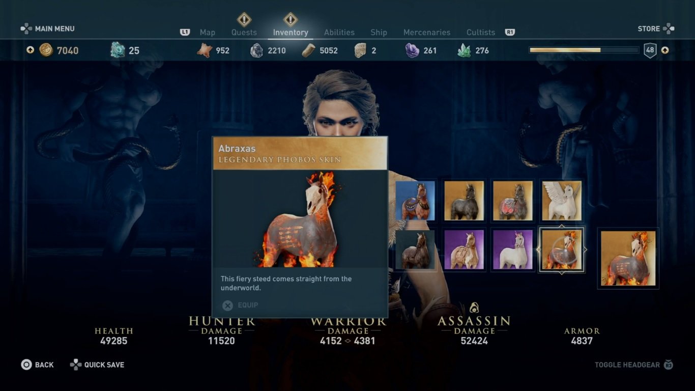 Assassin's Creed Odyssey Abraxas Horse Skin Guide - How to Unlock