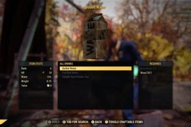Fallout 76 Cooking Guide