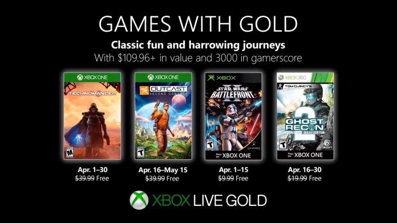 Games with Gold April