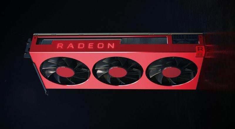 Red AMD Radeon VII 50th Anniversary Edition
