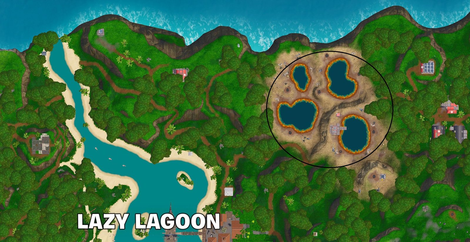 four hot springs fortnite season 8 week 9 challenges guide - four hot springs fortnite location