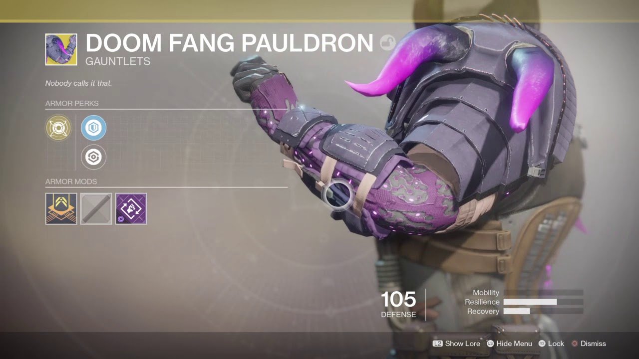 Doom Fan Pauldron