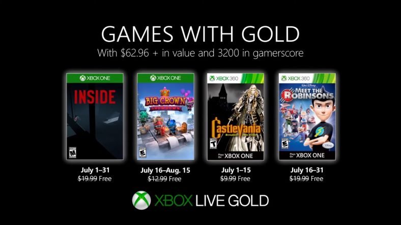 Games with Gold July 2019