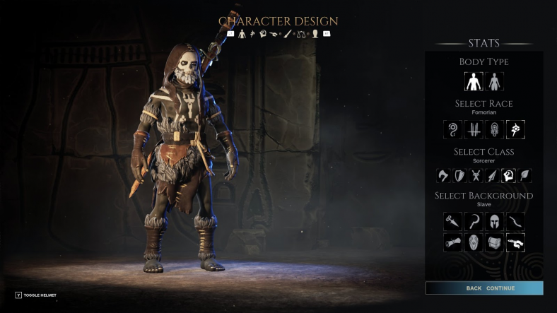 The Waylanders Character Creator