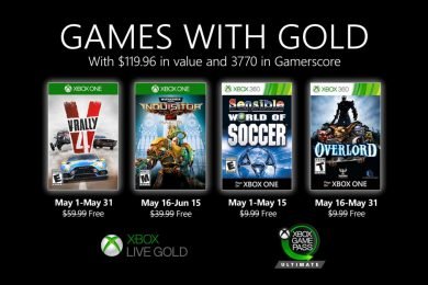 Xbox Games With Gold May