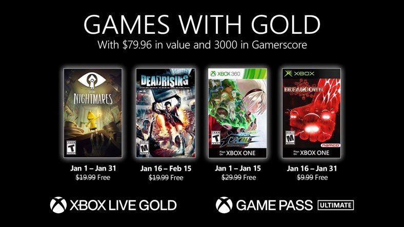 Games with Gold January 2021
