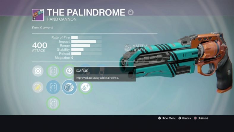 Destiny 2 Palindrome and Shadow Price Weapon Guide