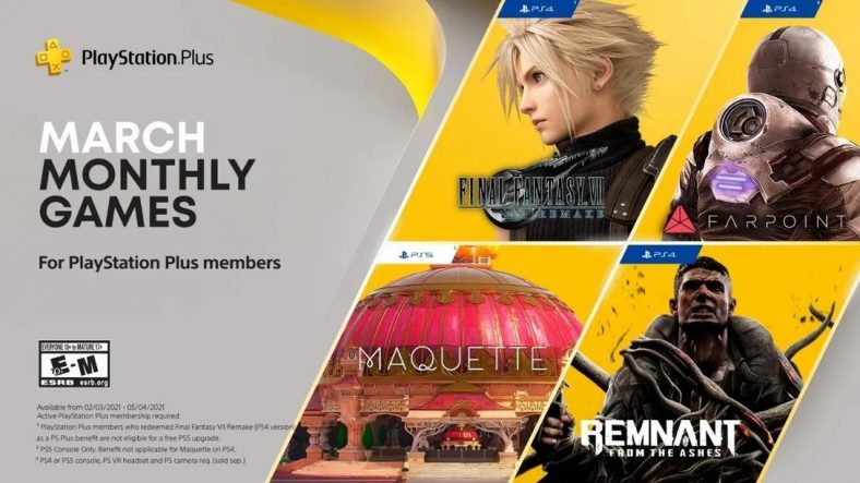 PS Plus March 2021