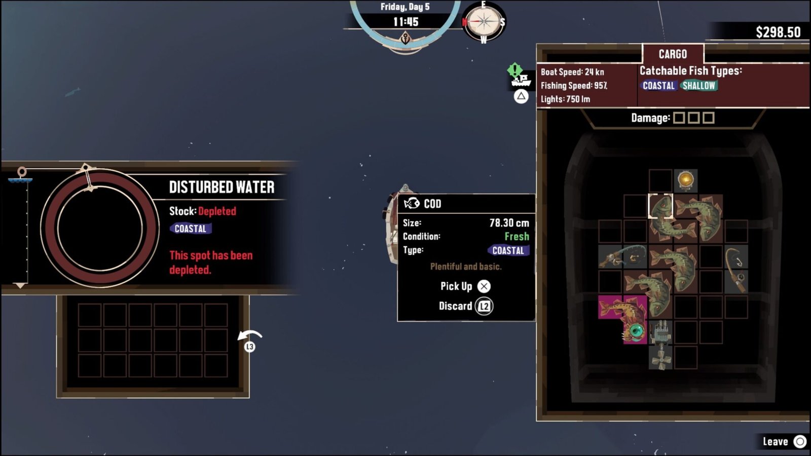 Boat Inventory Filled View