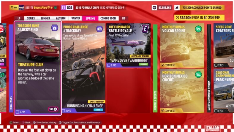 Forza Horizon 5 A Lucky Find Treasure Hunt Guide