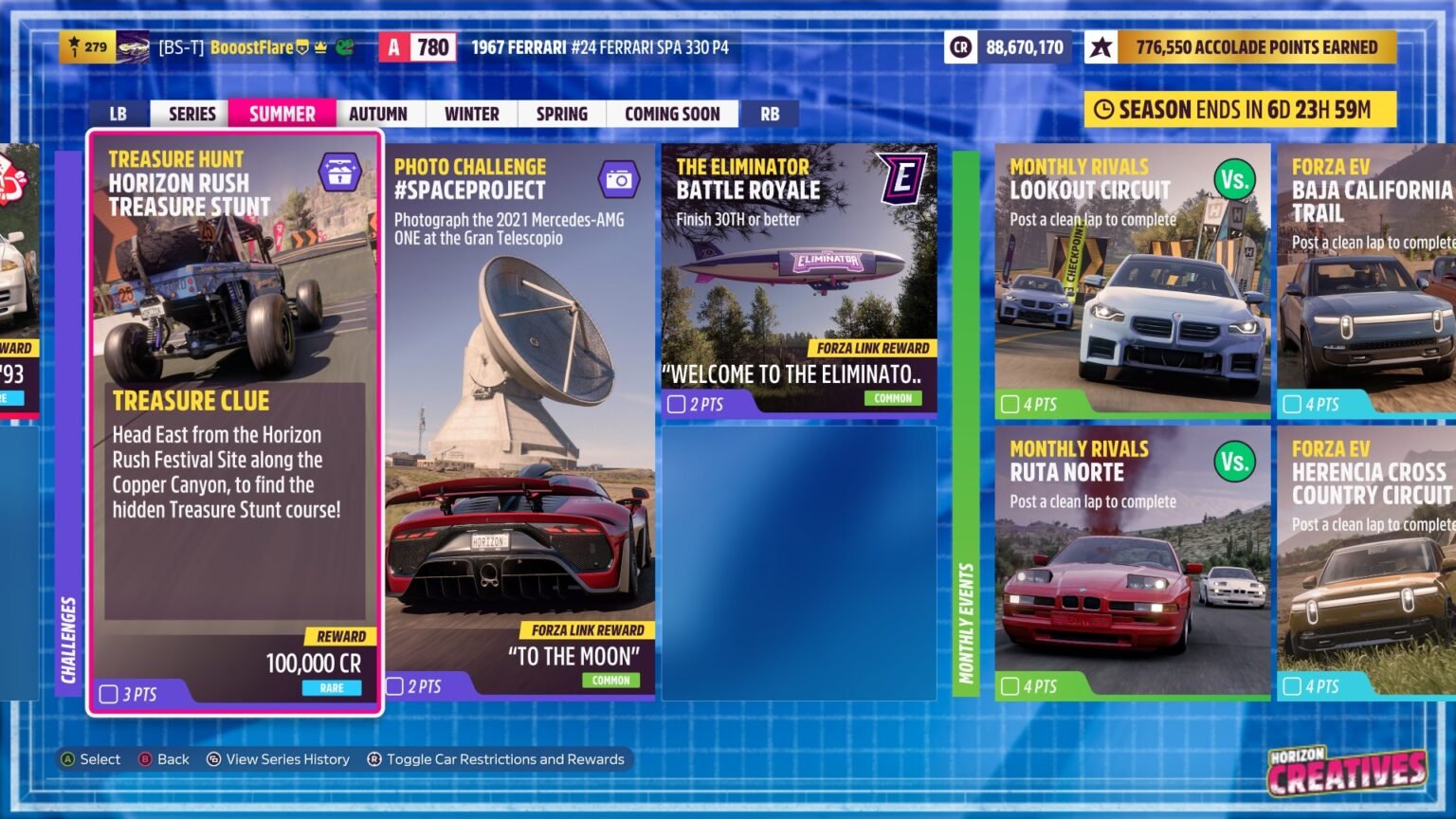 forza-horizon-5-horizon-rush-treasure-stunt-treasure-hunt-guide