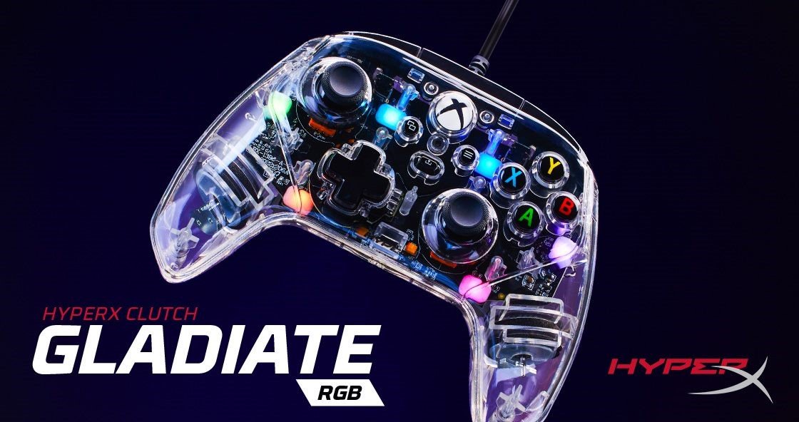 HyperX Launches RGB Gaming Controller Clutch Gladiate