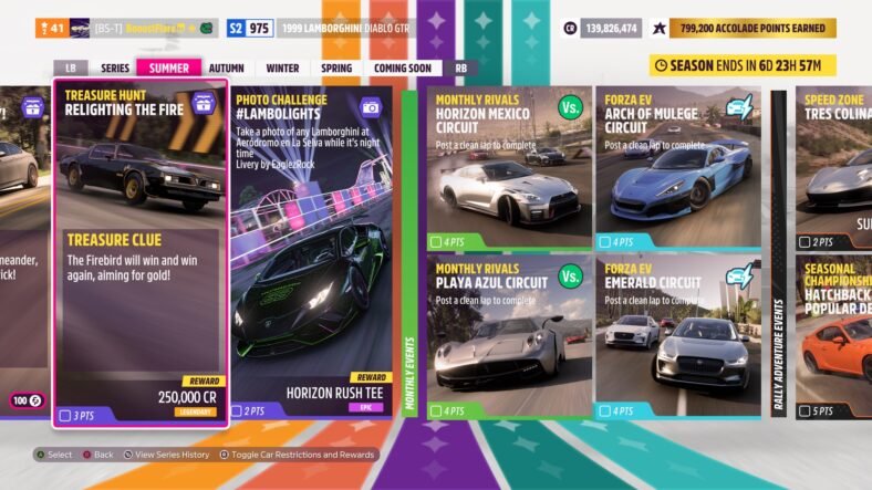 Forza Horizon 5 Relighting The Fire Treasure Hunt Guide