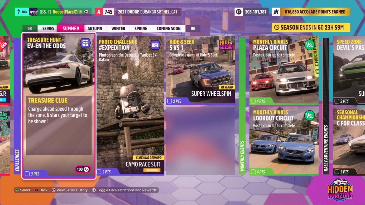 Forza Horizon 5 EV-EN The Odds Treasure Hunt Guide | GamesHedge