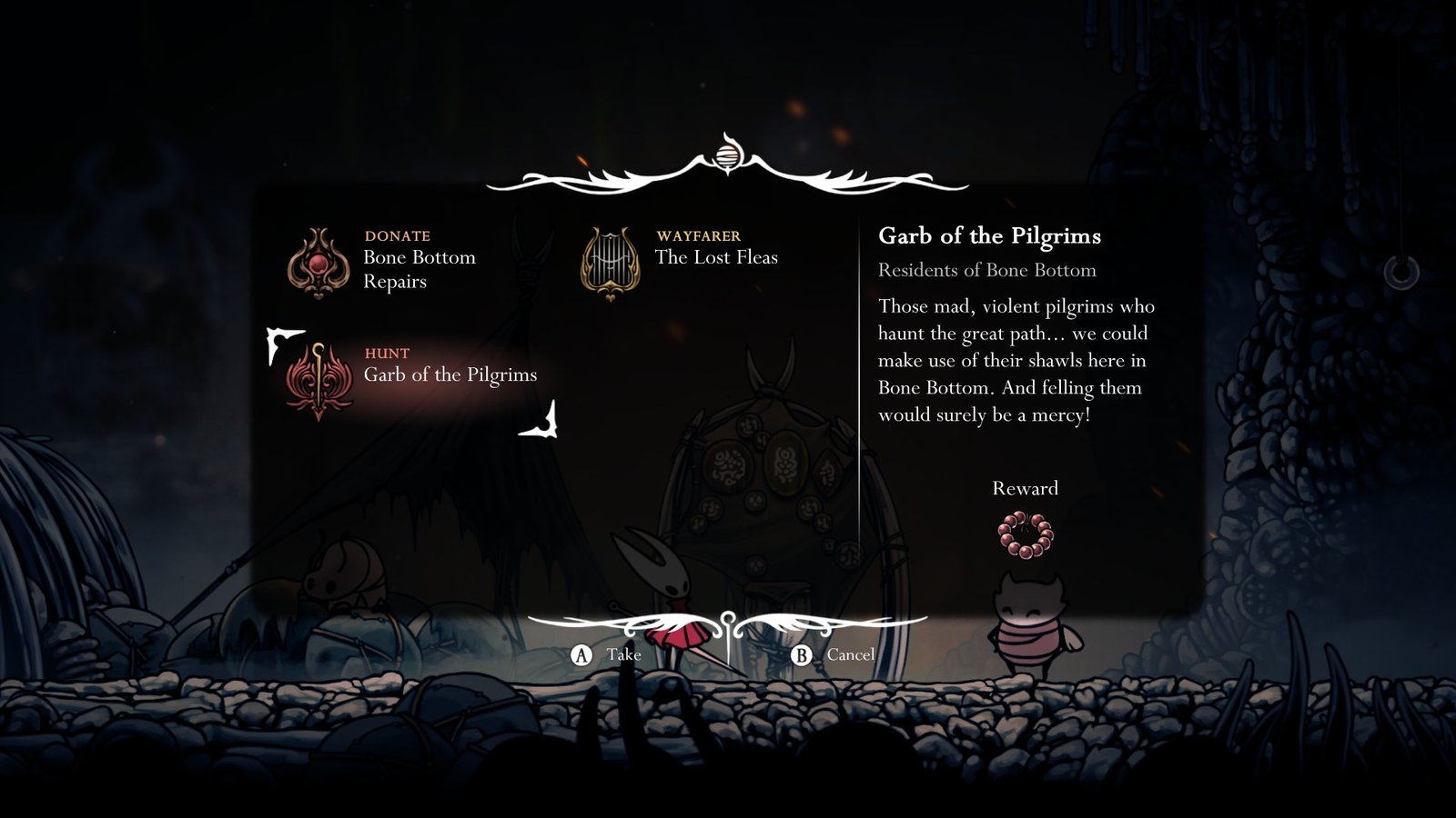 Hollow Knight: Silksong Garb of the Pilgrims Wish Guide