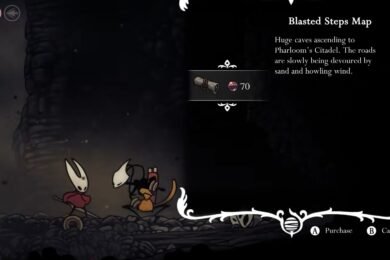 Hollow Knight: Silksong Blasted Steps Map Guide