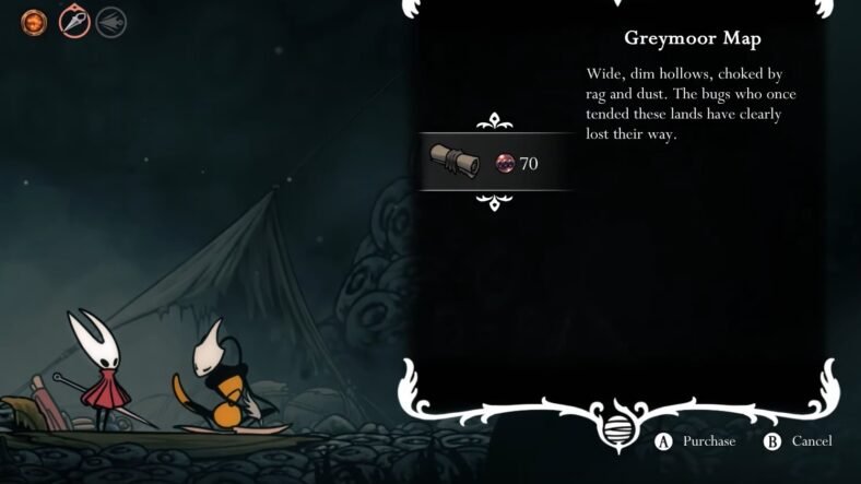 Hollow Knight: Silksong Greymoor Map Guide