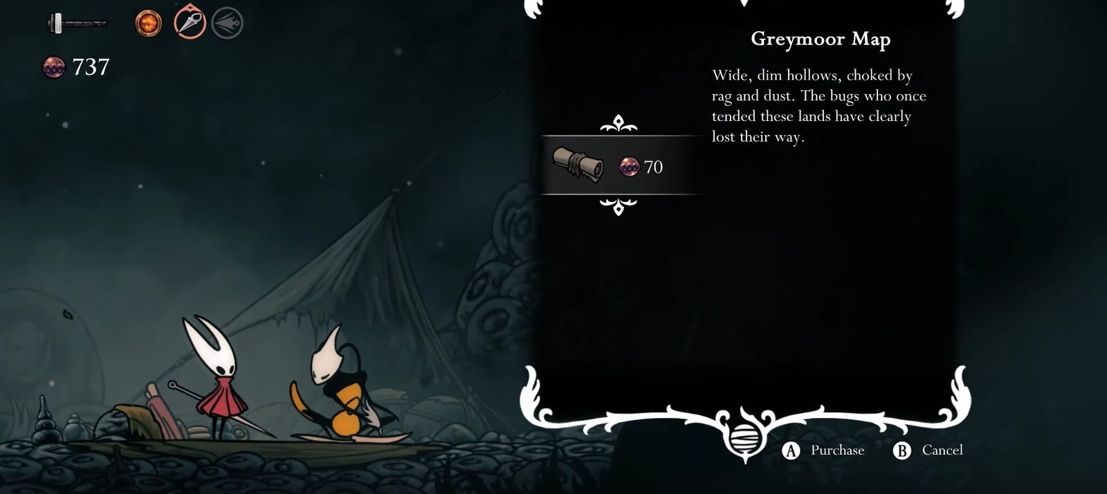 Hollow Knight: Silksong Greymoor Map Guide | GamesHedge