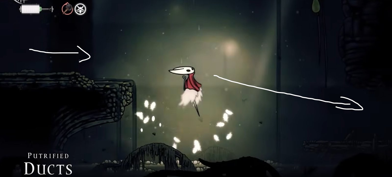 Hollow Knight: Silksong Putrified Ducts Map Guide