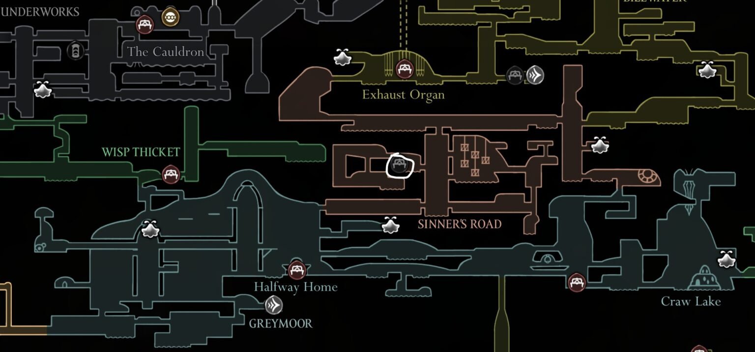 Hollow Knight: Silksong Sinner’s Road Map Guide | GamesHedge
