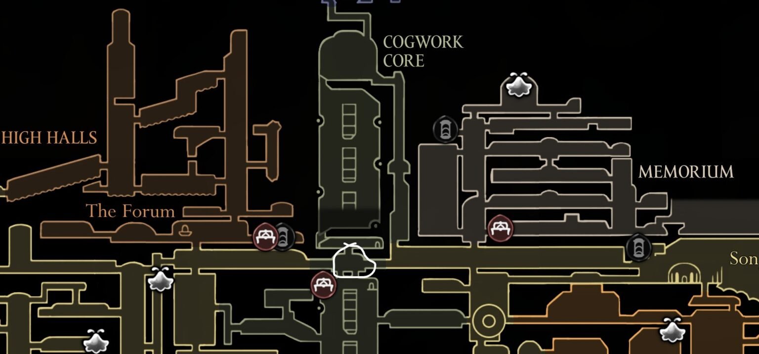 Hollow Knight: Silksong The Cradle Map Guide | GamesHedge