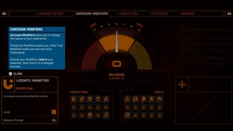 Saros Carcosan Modifiers Guide