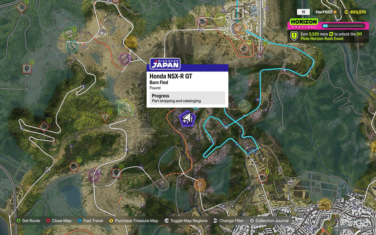 NSX-R GT Location on the map