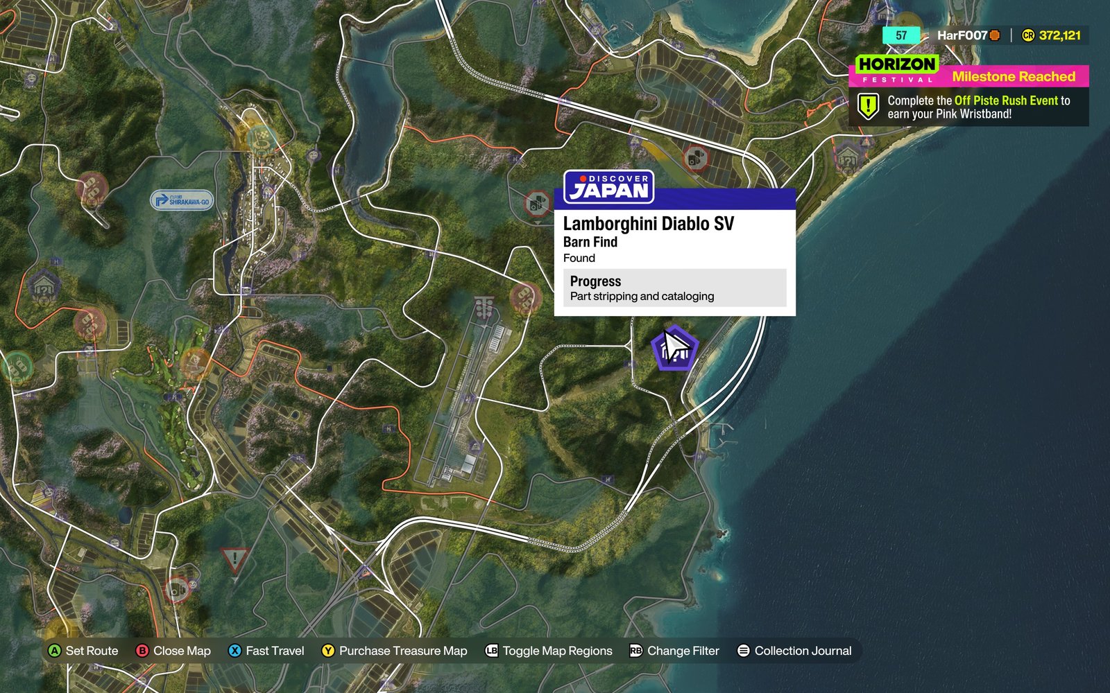 Diablo SV on the map