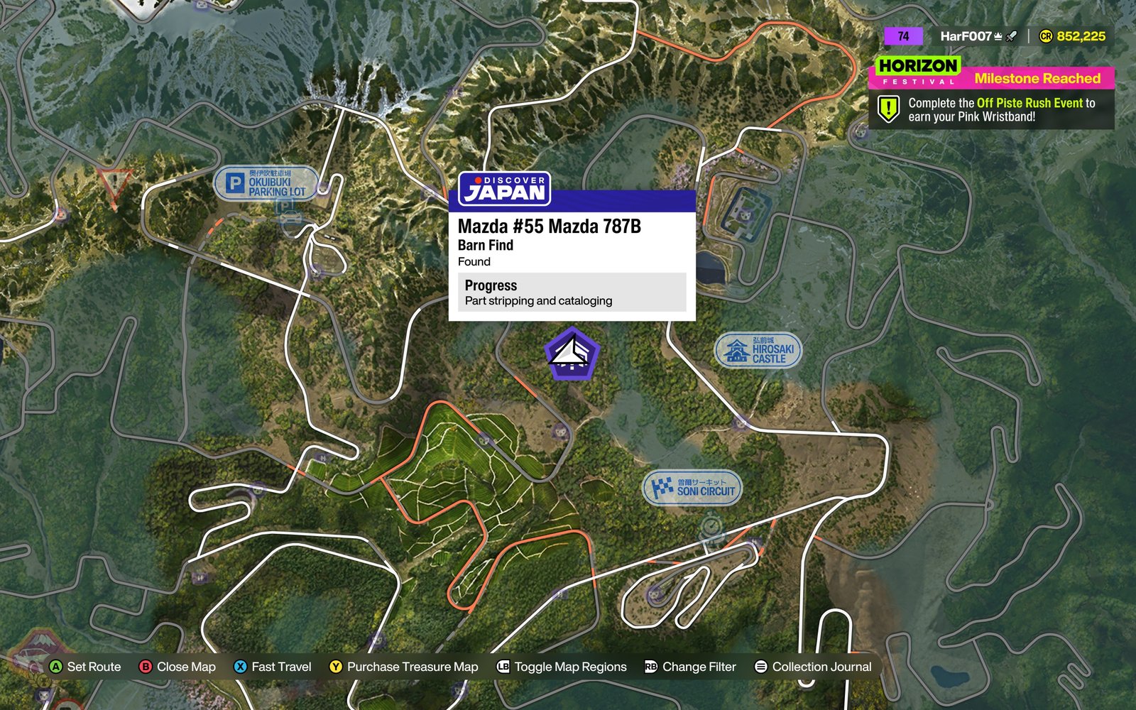 787B barn on the map
