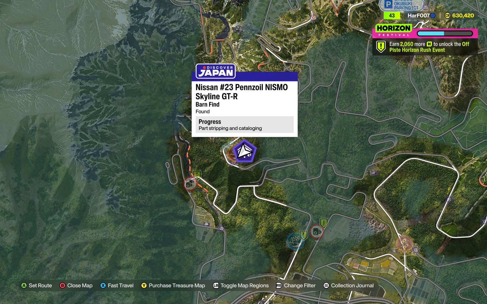 GTR barn on the map