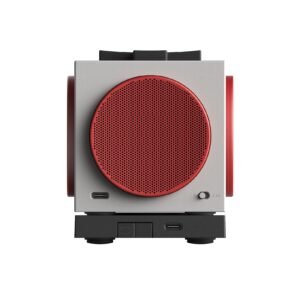 Rear view of the speaker