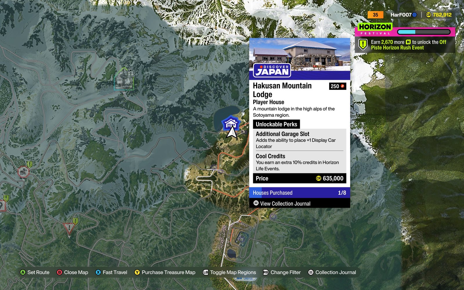 Hakusan Mountain Lodge on the map