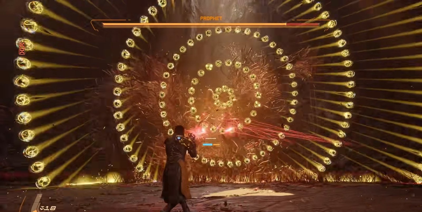 Second phase incoming attack from Prophet boss Saros