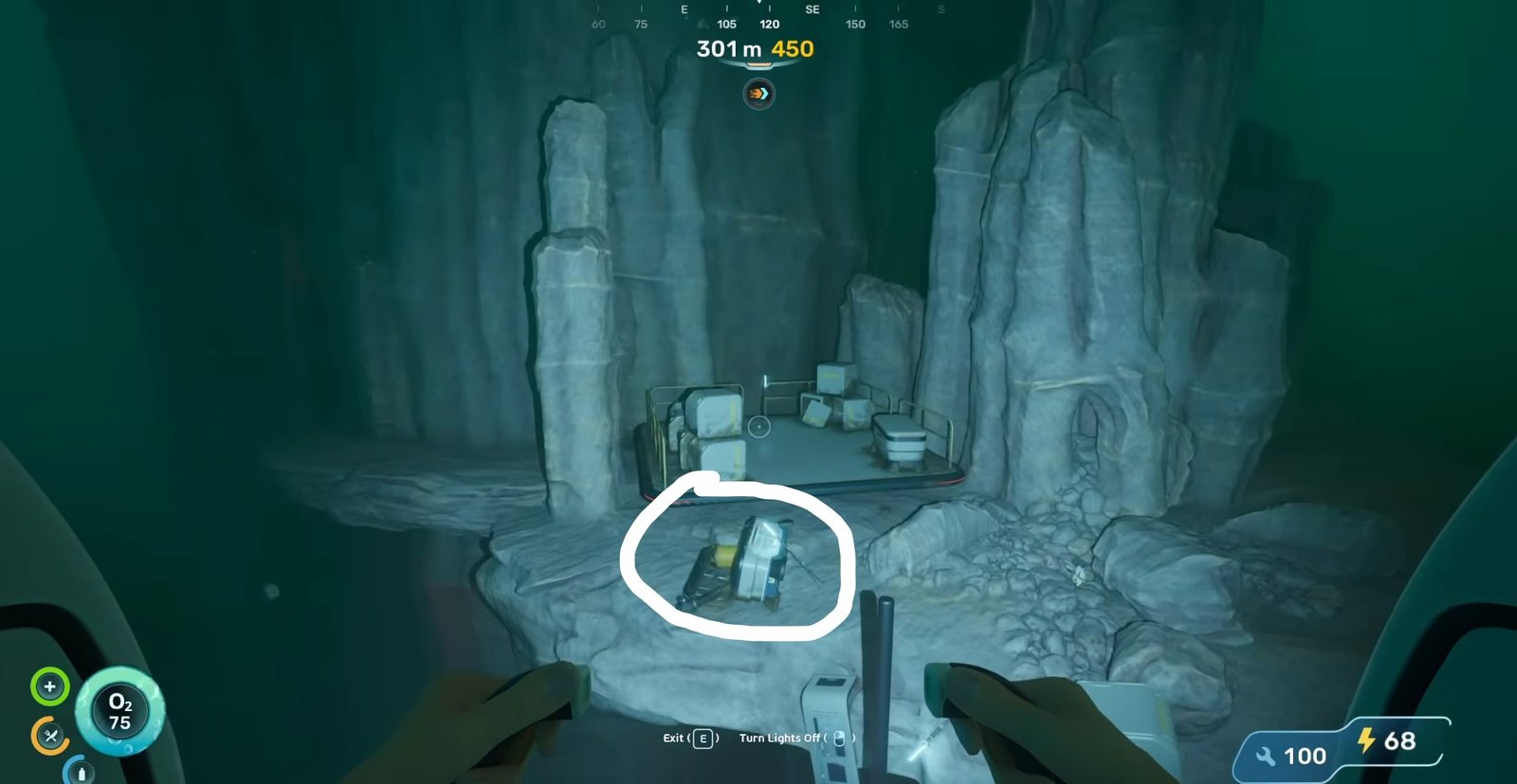 Entangled Power Cell Location
