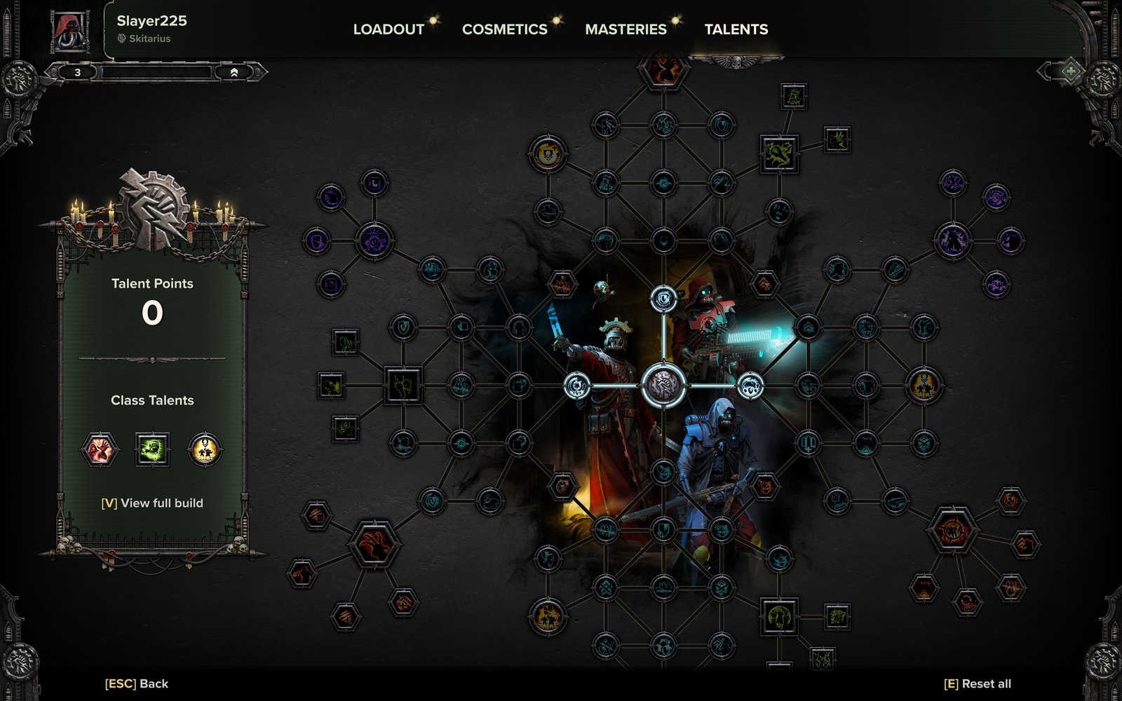 Skitarii Skill Tree