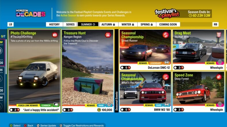 Forza Horizon 6 Nangan Region Treasure Hunt Guide