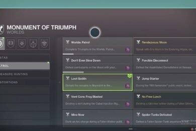 Destiny 2 Monument of Triumph Loot Goblin