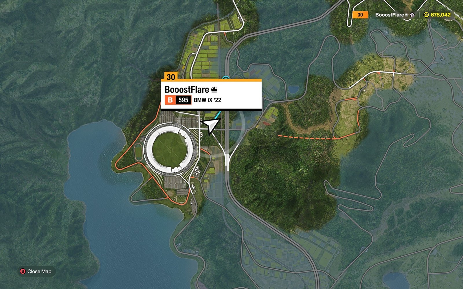 Kites location on the map