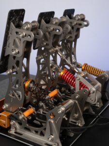 Backview of pedals