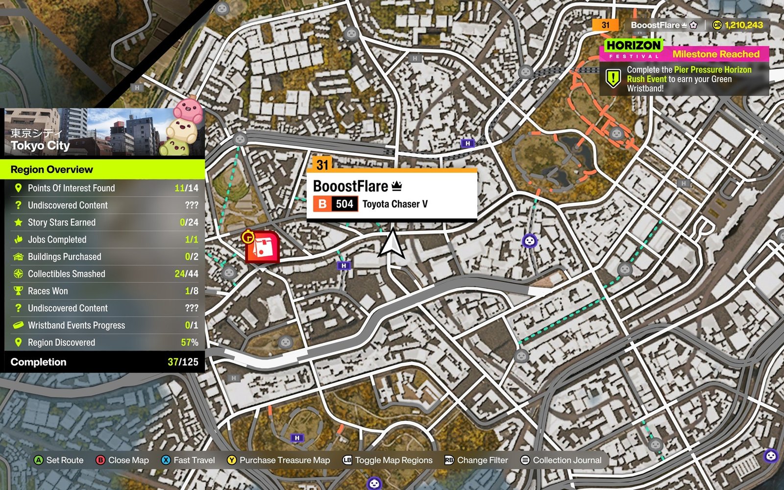 Statue of Hachiko location on the map