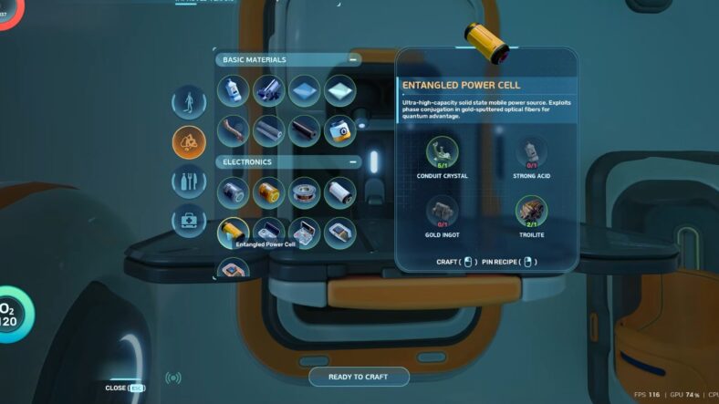 Entangled Power Cell Subnautica 2