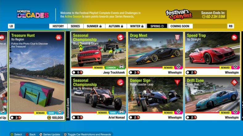 Forza Horizon 6 Ito Region Treasure Hunt Guide