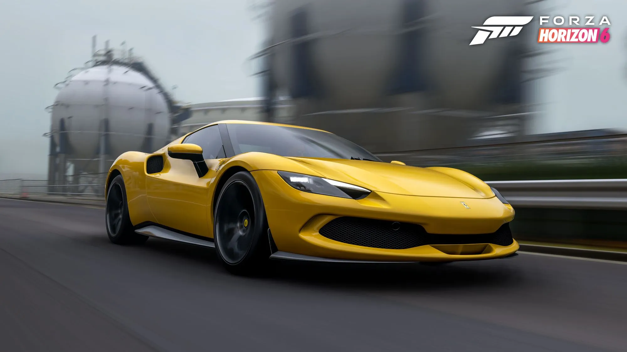 Ferrari 296 GTB in yellow
