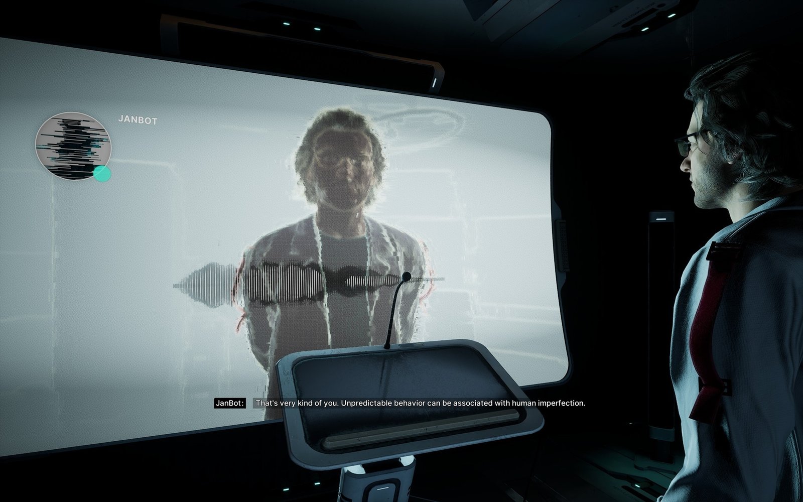 JanBot Dialogue in the base