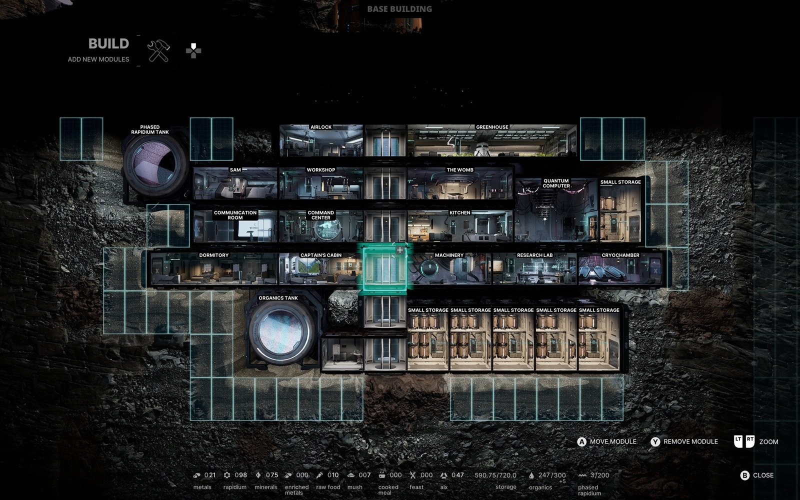 Underground Base View
