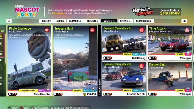 Forza Horizon 6 Ohtani Region (Horizon Mascot Update) Treasure Hunt