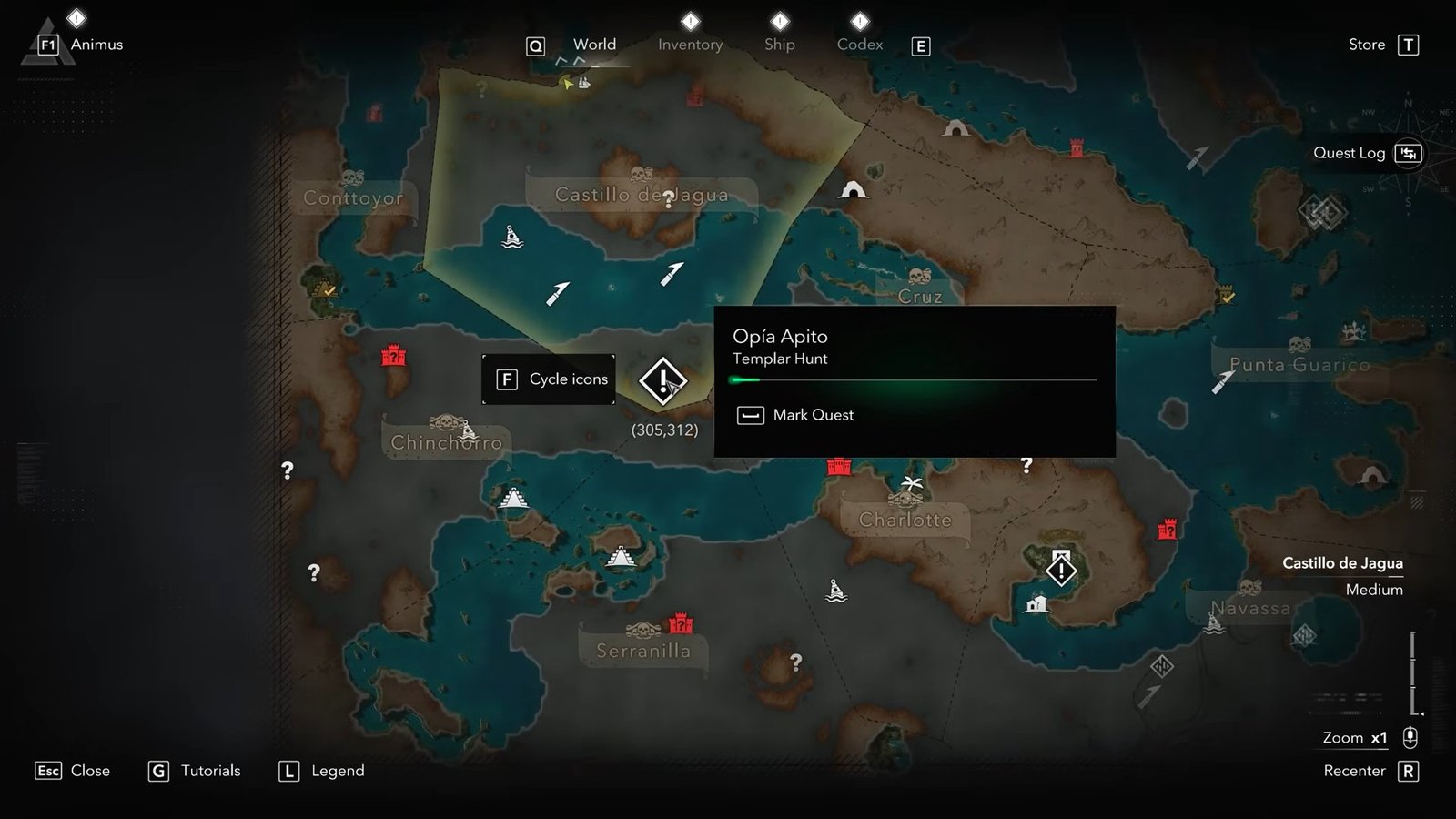 Assassin's Creed Black Flag Resynced Templar Armor Guide