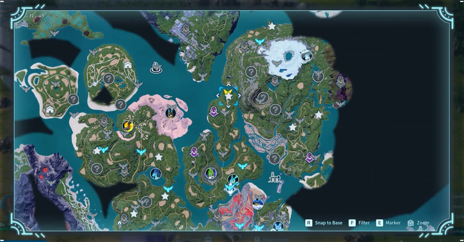 Best Base Building Locations Palworld