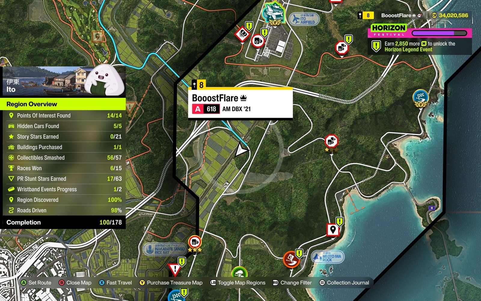 Forza Horizon 6 Ito Region (British Automotive) Treasure Hunt Guide