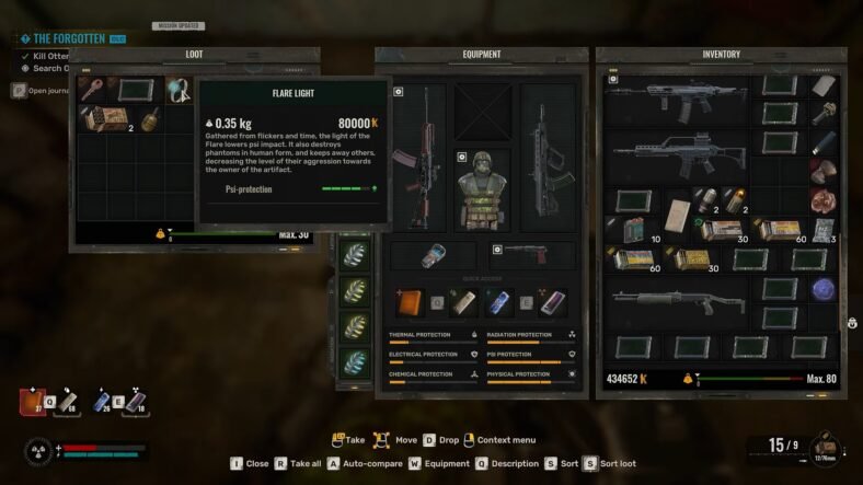 STALKER 2: Cost of Hope Flare Light Artifact